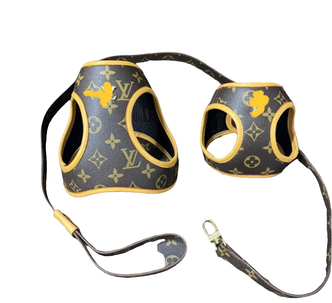 Designer Dog/Cat Harness with Lead Set Size Small and Xtra Small
